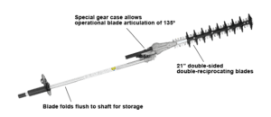 Echo Articulating Hedge Trimmer Attachment 99944200596