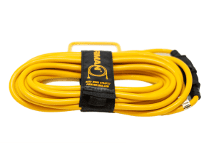 Firman 25' Heavy Duty 5-15P TO 5-15R Generator Utility Power Cord with Storage Strap - 2005