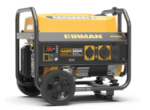 Firman Gas Portable Generator 4450W Recoil Start 120V - P03501