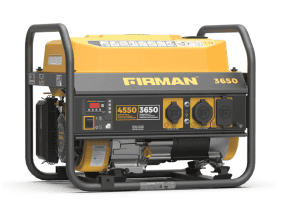 Firman Gas Portable Generator 4550W Recoil Start 120V - P03601