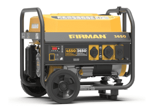 Firman Gas Portable Generator 4550W Recoil Start 120V - P03602