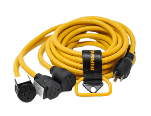 Firman 25' Heavy Duty L5-30P to (3)5-20R Power Cord with Storage Strap- 1105