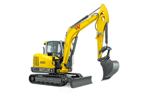 Wacker Neuson ET65 Compact Excavator - Enclosed Canopy